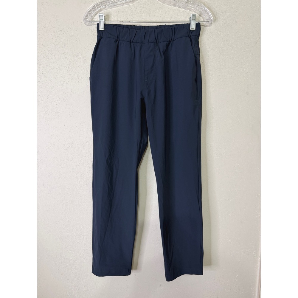 Vuori Miles Pant Navy Blue Performance Stretch Ankle Jogger Womens Size Small